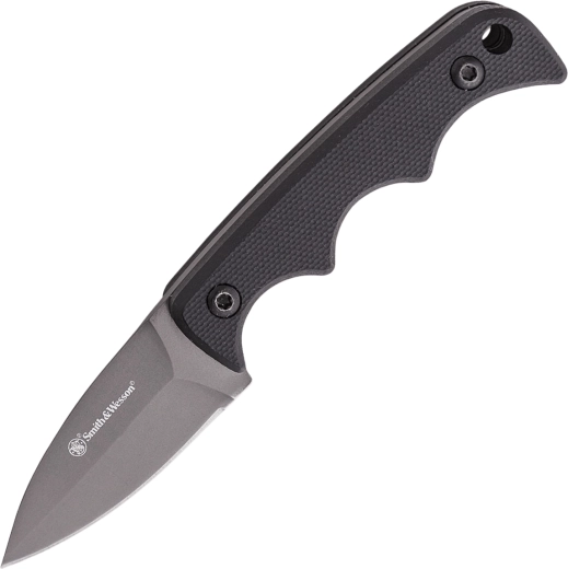 Smith & Wesson H.R.T. nôž na krk Spear Point 5 cm s titánovo-nitridovou úpravou
