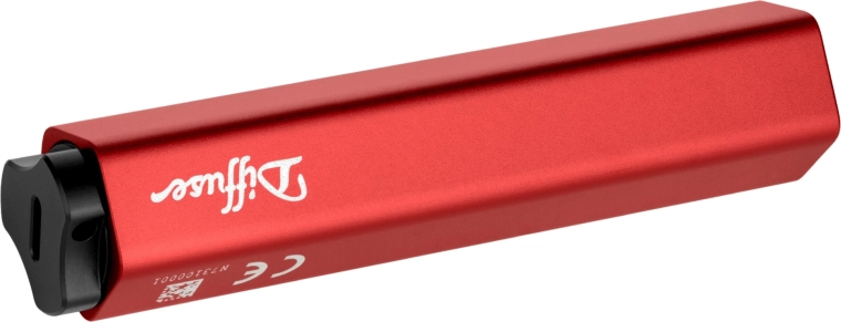 Vreckové svietidlo OLIGHT Diffuse Red 700 lm, USB‑C, 14500