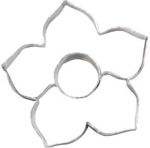 Vykrajovátko na cukrovinky ľalia s kolieskom