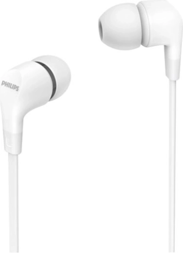 Philips drôtové in-ear slúchadlá s mikrofónom – biele