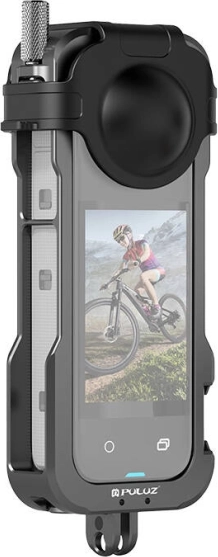 Kovové ochranné puzdro s krytom objektívu pre Insta 360 X4