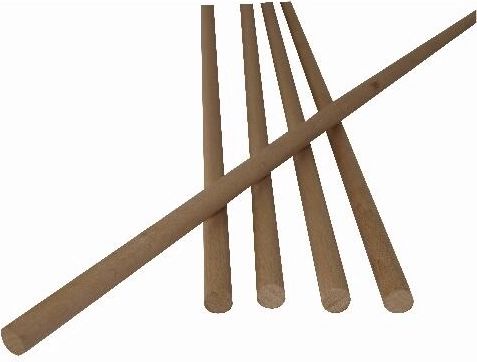 Hladká drevená hmoždinka 8 mm FSC (5 ks = 4 bm)