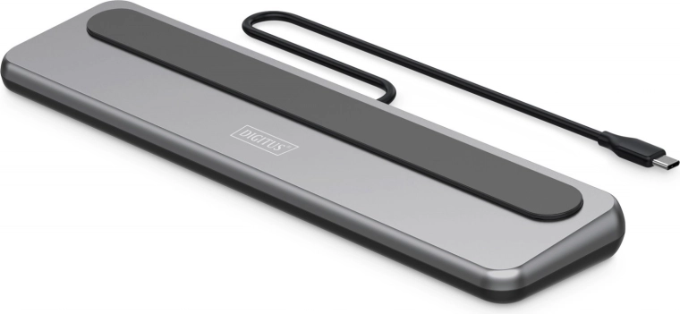 12-portová USB‑C dokovacia stanica 8K/30 Hz s HDR, 3 monitory MST, HDMI, DisplayPort, USB‑C 3.2 Gen2, Gigabit Ethernet, SD/microSD, PD 100 W