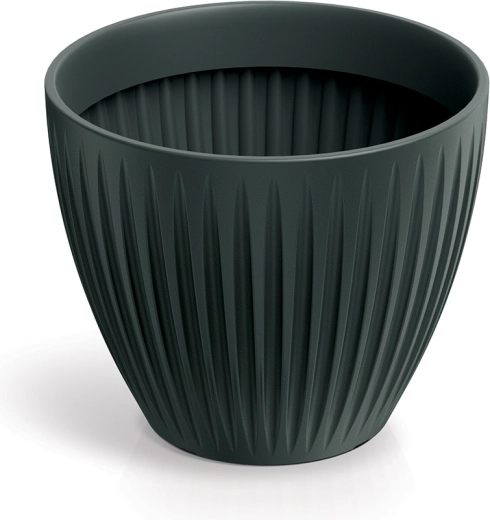 Plastový kvetináč Latia Round 30 cm antracit