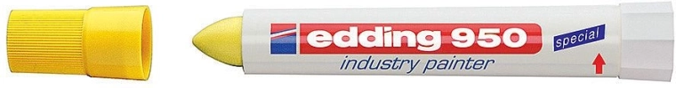 Priemyselná pasta Edding 950 – žltý pastový popisovač