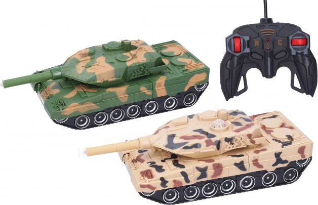 RC autorobot tank na diaľkové ovládanie 40 MHz so svetlom a zvukom - 1 kus