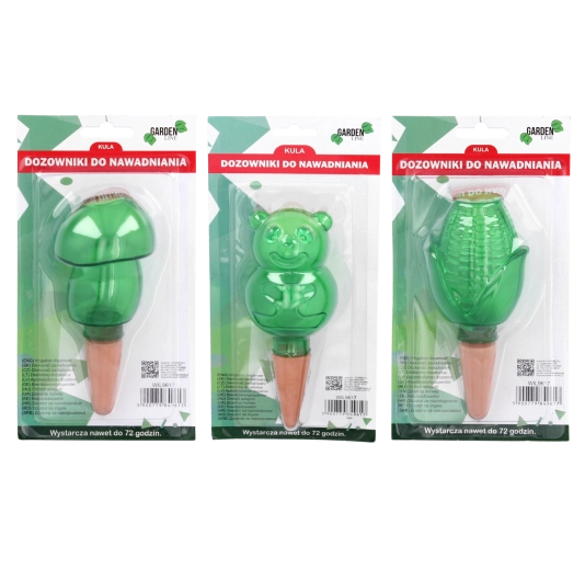 Dekoračný samozavlažovací dávkovač vody pre rastliny – mix tvarov