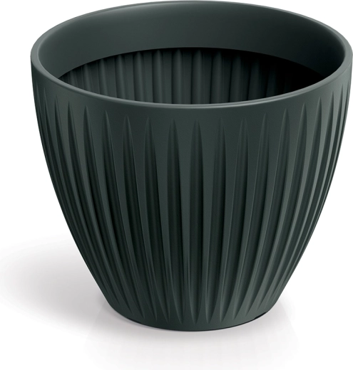 Kvetináč Latia Round antracit 40 cm