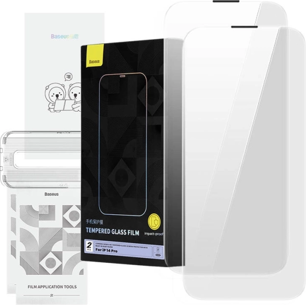 Tvrdené sklo BASEUS Corning s prachovým filtrom pre iPhone 14 Pro