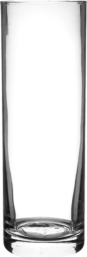 Sklenená váza Cylinder 10 × 40 cm číra