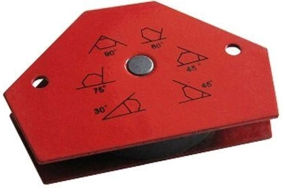 Uhlový zvárací magnet 120 × 90 mm (105°, 125°, 135°)