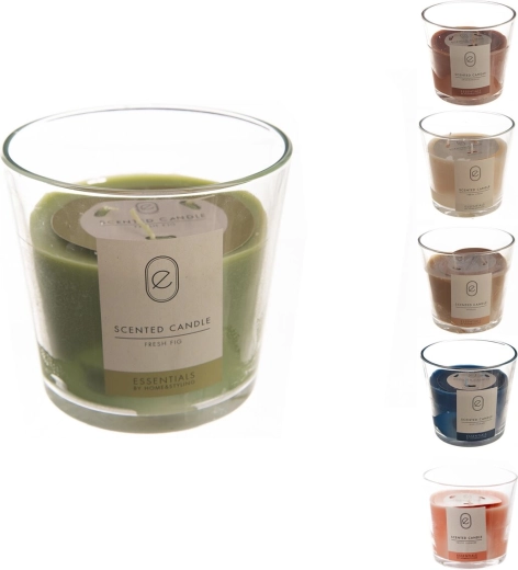 Vonná sviečka v skle 550 g – mix 6 variantov