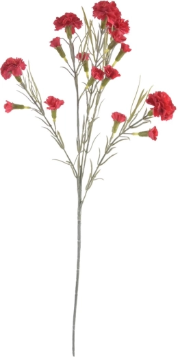 Umelý karafiát červený 63 cm
