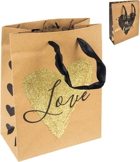 Darčeková taška Love 26 × 10 × 32 cm (mix 3 variantov)
