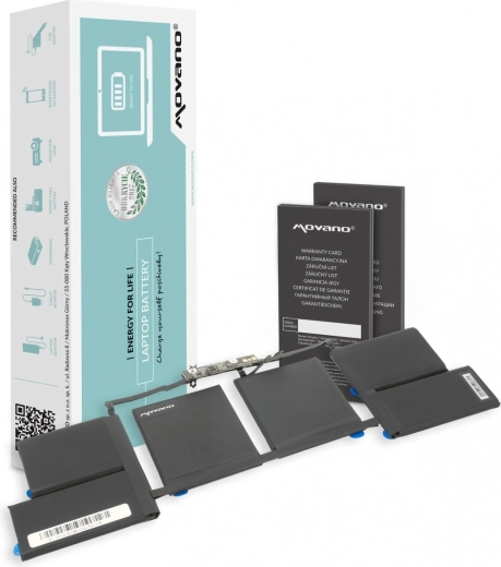 Batéria Movano A1820 pre Apple MacBook Pro 15" (A1707) 6667 mAh 76 Wh