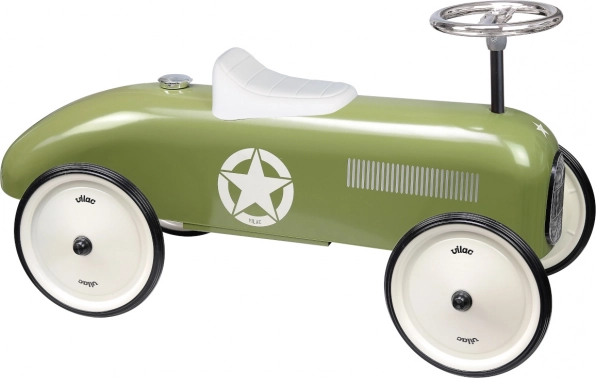 Vilac vintage kovová odrážadla khaki