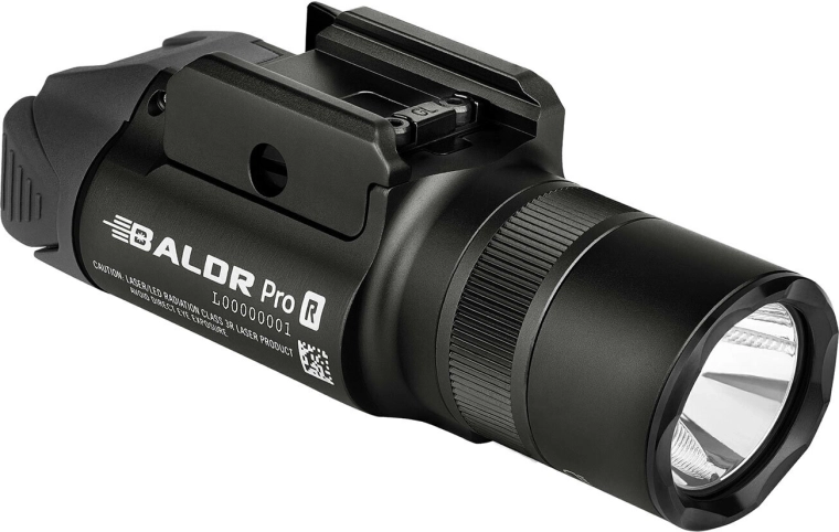 Taktické svietidlo s laserom OLIGHT Baldr Pro R – čierna