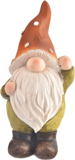 Keramický škriatok zelený 19 cm