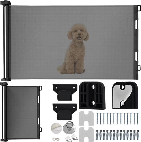 Výsuvná bezpečnostná bránka do dverí – sivá RUHHY