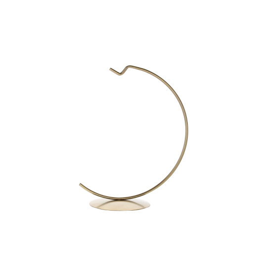 Stojan na vianočnú ozdobu 12 cm – biely kovový