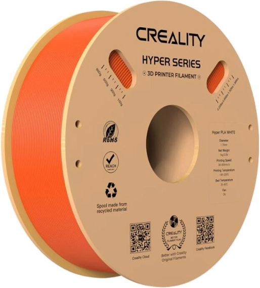Oranžový filament CREALITY Hyper PLA 1,75 mm, 1 kg