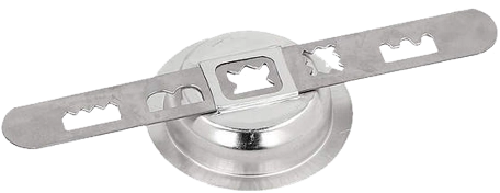 Tvarovač na sušienky č. 8 z nehrdzavejúcej ocele