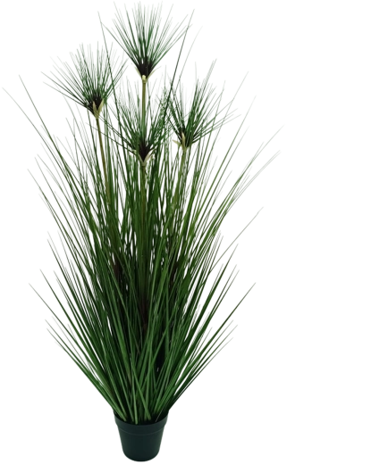 Garden Line umelý dekoratívny papyrus v kvetináči 120 cm