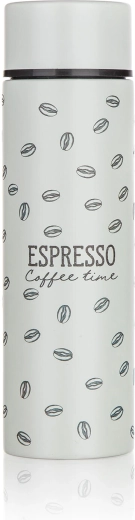 Mini nerezová termoska na kávu Espresso 140 ml, sivá