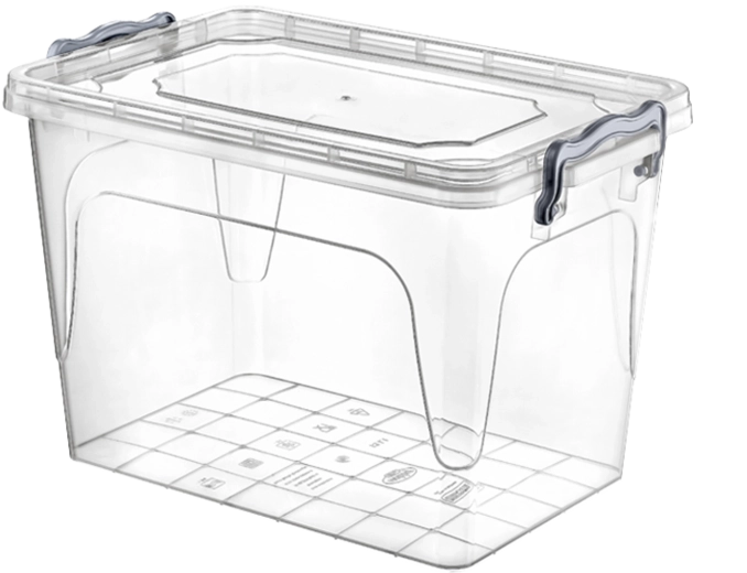 Plastový úložný box s vekom 13 l