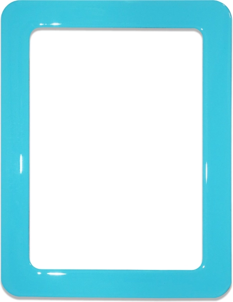 Magnetický samolepiaci rámček svetlo modrý