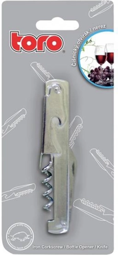 Čašnícky otvárač TORO, chróm
