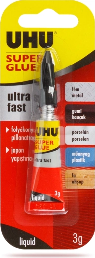 Super Glue tekuté sekundové lepidlo 3 g