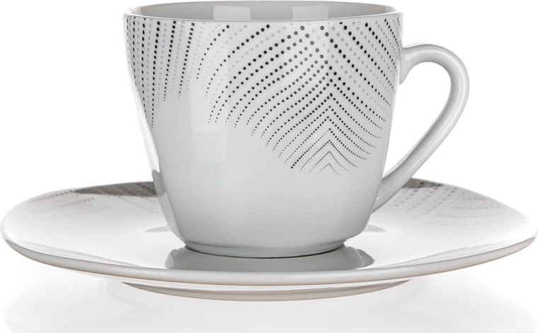 Porcelánový šálka s podšálkou 200 ml Charme