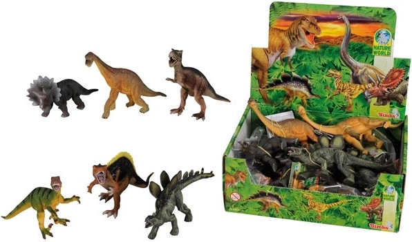 Figúrka dinosaura 14–16 cm, 6 druhov