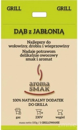 Dymový granulát dub s jabloňou AROMA SMAK