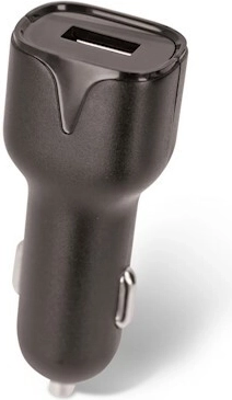 Setty USB autoadaptér 2,4 A s káblom USB‑C 1 m, čierna