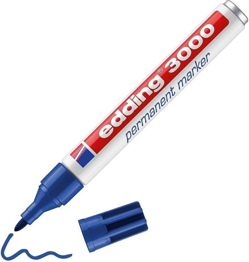 Permanentný popisovač Edding 3000 modrý