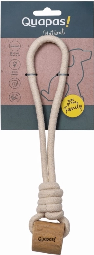 Quapas! lasso hračka pre psy z kávovníkového dreva na preťahovanie