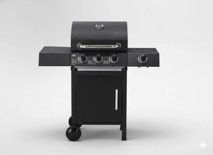 Plynový gril 3+1 s regulátorom 10,3 kW