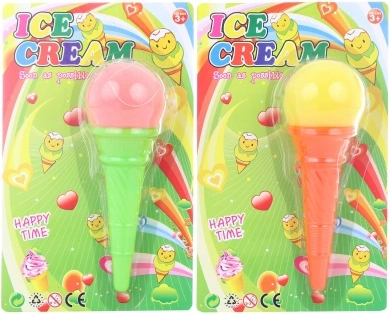 Vystreľovacia zmrzlina – penová loptička na šnúrke