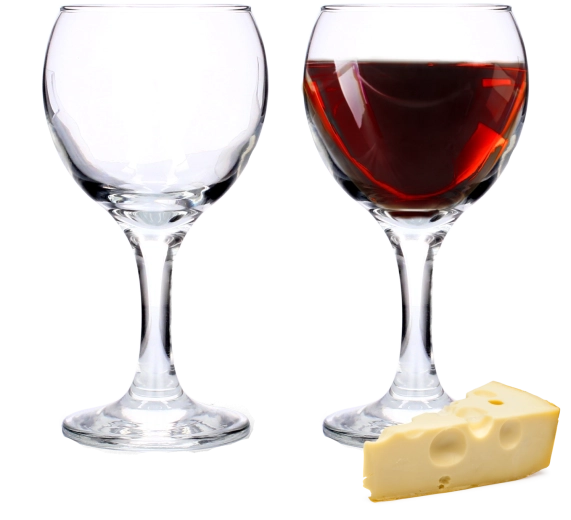Súprava pohárov na červené víno LAV Misket 210 ml – 6 ks