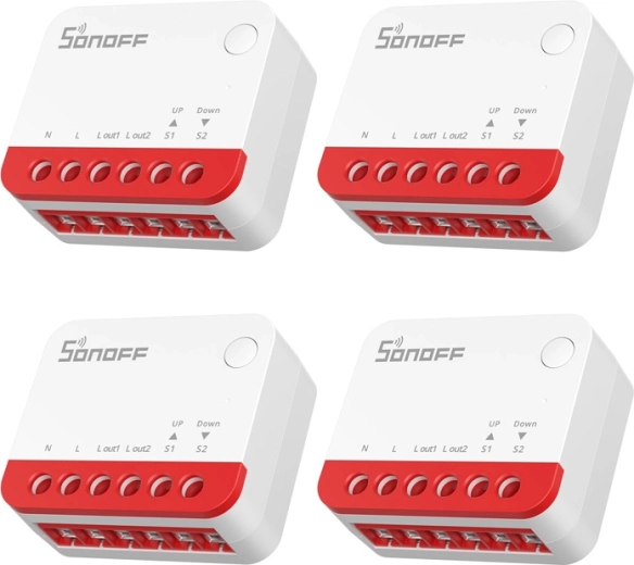 Inteligentný roletový spínač Zigbee SONOFF Mini-ZBRBS (sada 4 ks)