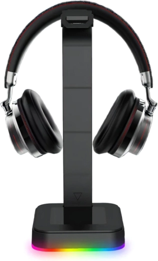 Stojan na slúchadlá Renew Force Z9 s RGB podsvietením a USB portmi