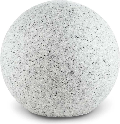 Lightcraft Shinestone XL záhradné guľové svietidlo 50 cm, žulový vzhľad