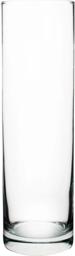 Sklenená váza Flora 26 cm, číra