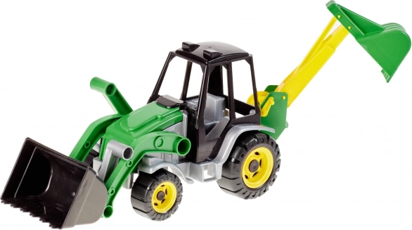 Traktor s predným a zadným nakladačom pre deti