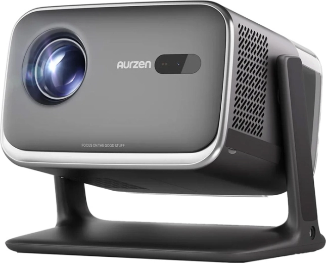AURZEN Boom mini – kompaktný inteligentný projektor s Google TV a Full HD