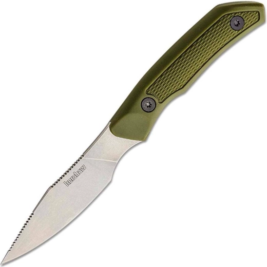 Kershaw Deschutes Caper lovecký nôž 8,4 cm so stonewash čepeľou a púzdrom