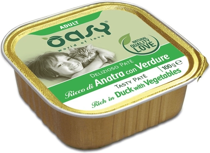 Oasy Tasty Pate Adult paštéta s kačacím mäsom a zeleninou 100 g