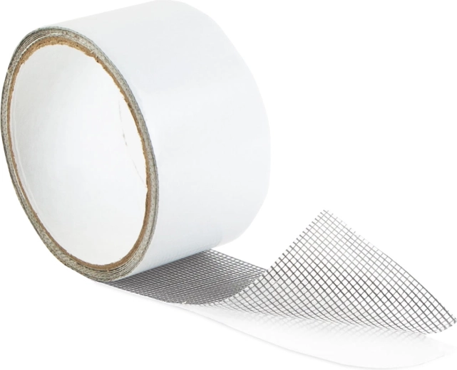 Samolepiaca opravná páska na sieť proti hmyzu 2 m × 5 cm, sivá